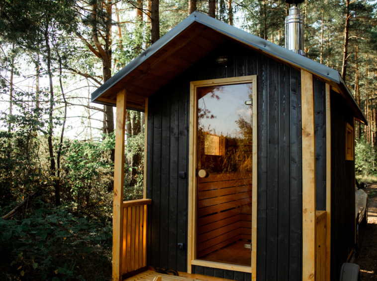 soulwood mobile sauna summer frontansicht