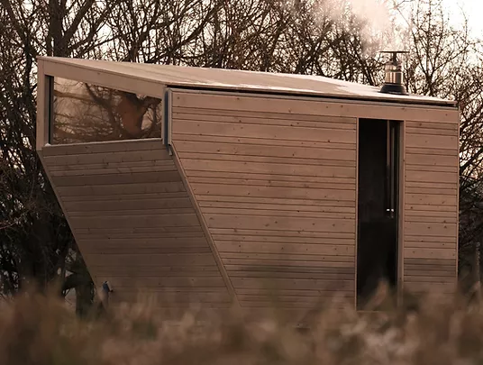 Mobile Sauna mieten - Anbieterübersicht Deutschland 1 noordsk.studio mobile sauna aussenansicht